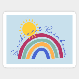 Sunshine & Rainbows Magnet